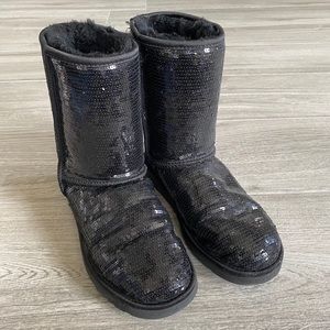 Classic Short Sequin UGG Boots